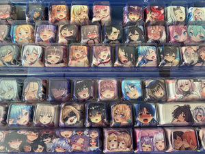 108 pcs Hentai Girl Backlit Keycaps Set