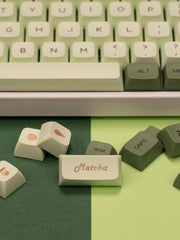 Load image into Gallery viewer, 124 pcs Matcha Keycaps Set,XDA Profile