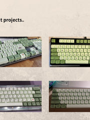 Load image into Gallery viewer, 124 pcs Matcha Keycaps Set,XDA Profile
