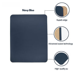 Leather & Cork Double Side Desk Mat (9 colors)