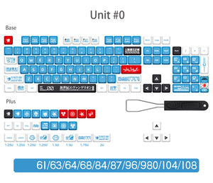 134 pcs Eva Keycap Set，XDA Profile