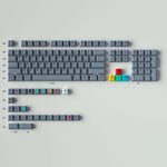 Load image into Gallery viewer, 130 pcs Cement Gray Keycap Set, Cherry Profile
