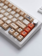 Load image into Gallery viewer, 143 pcs Vintage Stamp Keycap Set, Cherry Profile
