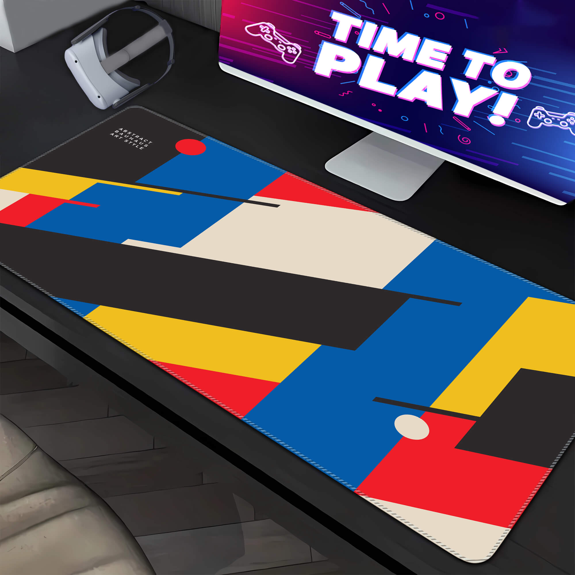 Bauhaus Art Style Desk Mat Large-250178