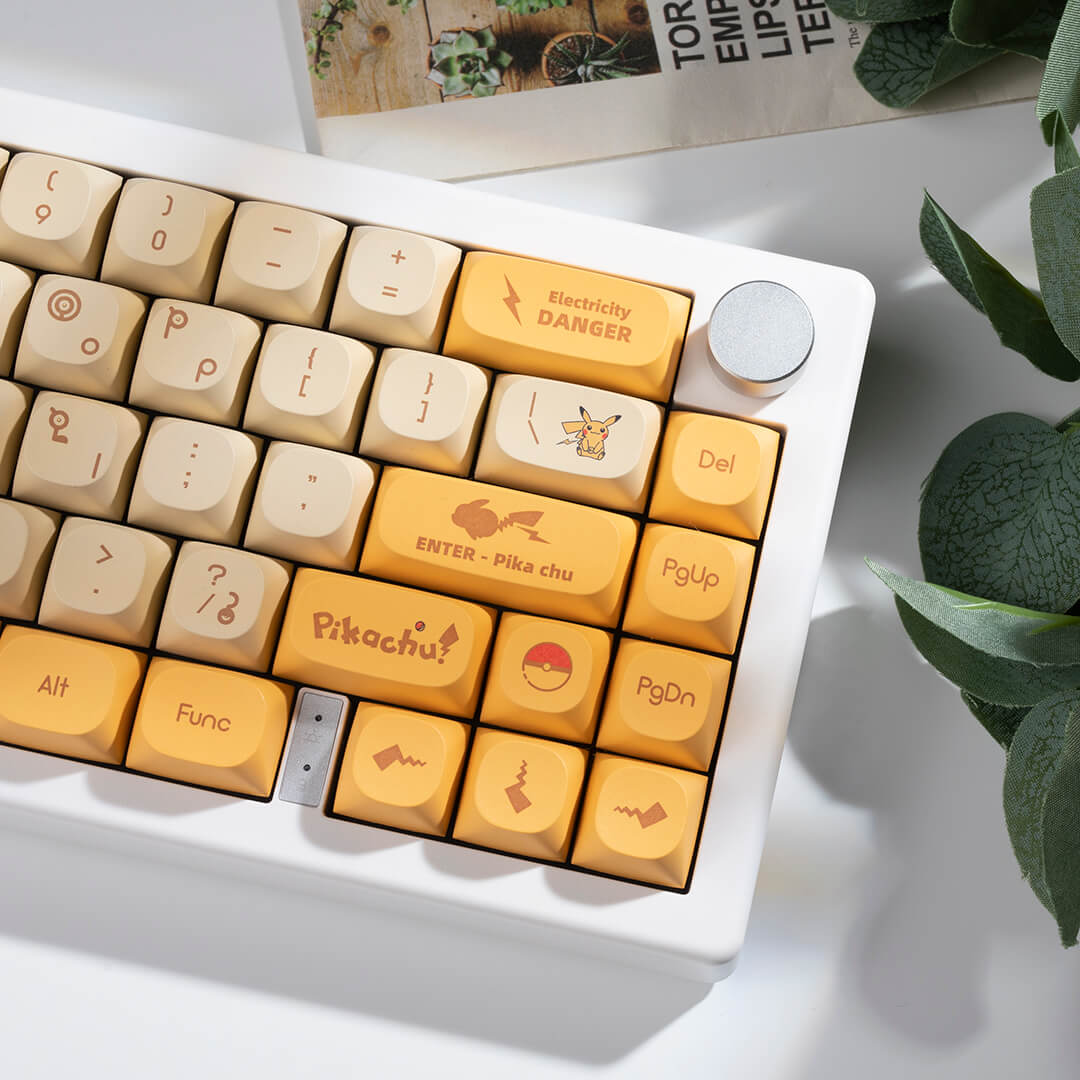 Pokemon Theme Pikachu 108 Keycaps XDA Profile For Mechanical Keyboard -  Anime Keyboard