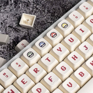 143 pcs Vintage FC Keycap Keycap Set，XDA Profile