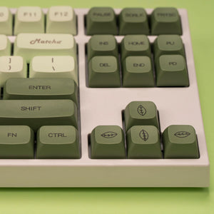 124 pcs Matcha Keycaps Set，XDA Profile