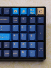 Load image into Gallery viewer, 130 Pcs Royal Blue Keycap Set, Cherry Profile
