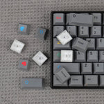 Load image into Gallery viewer, 130 pcs Cement Gray Keycap Set, Cherry Profile
