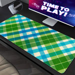 Load image into Gallery viewer, Green Plaid Mouse Pad Large
