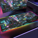Load image into Gallery viewer, Steampunk City Gaming Mouse Pad Extended

