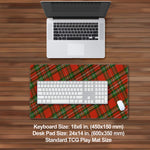Load image into Gallery viewer, Christmas Tartan Plaid Mouse Pad Large
