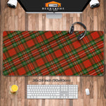 Load image into Gallery viewer, Christmas Tartan Plaid Mouse Pad Large
