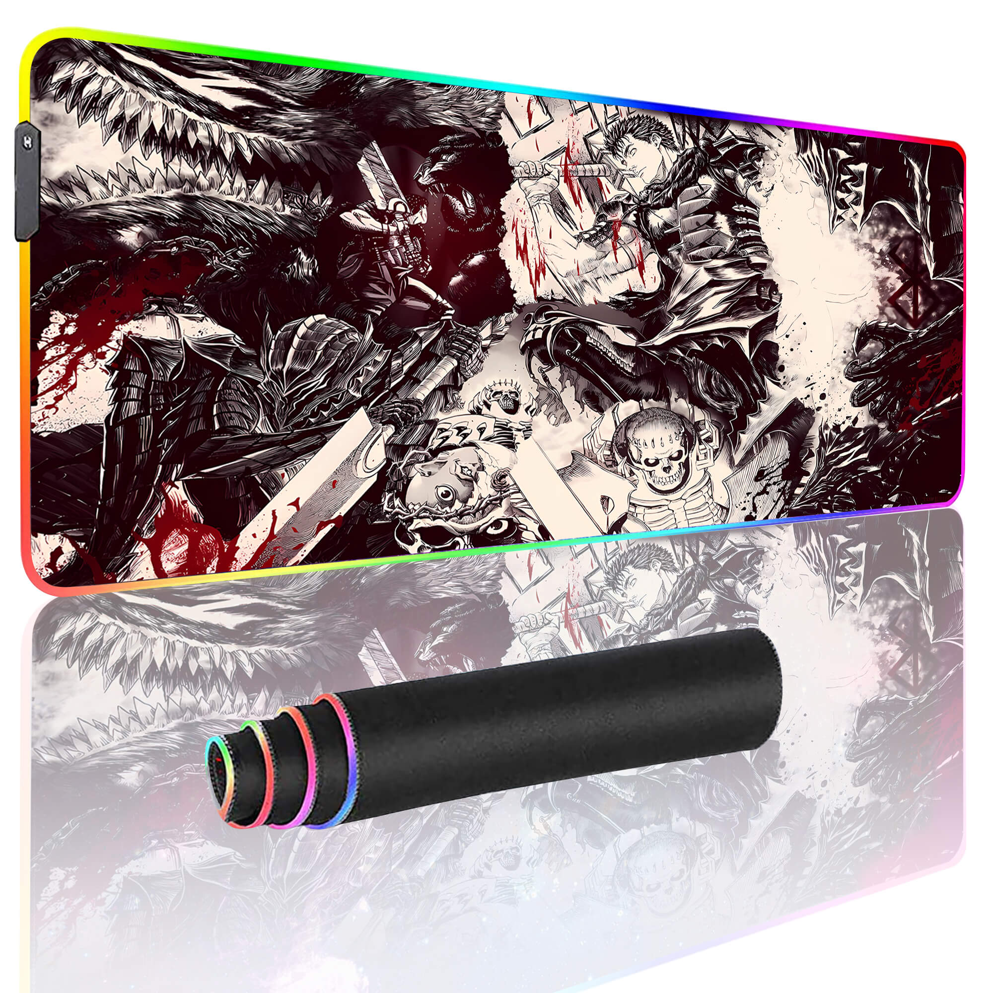 Berserk Guts Vs. Griffith Mouse Pad