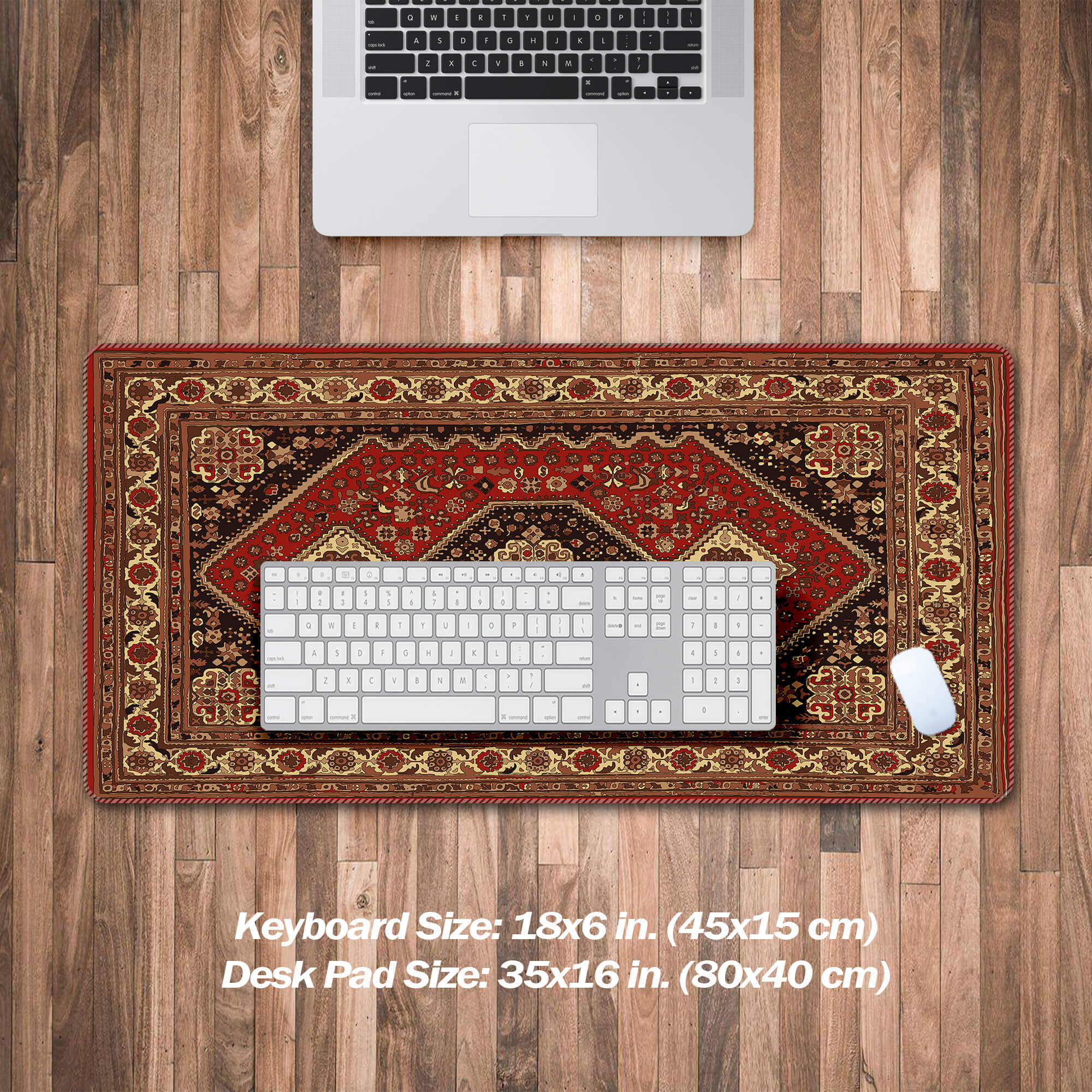 Persian Carpet Texture Desk Pad