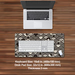 Load image into Gallery viewer, Cute Japanese Qinghai Wave Desk Mat

