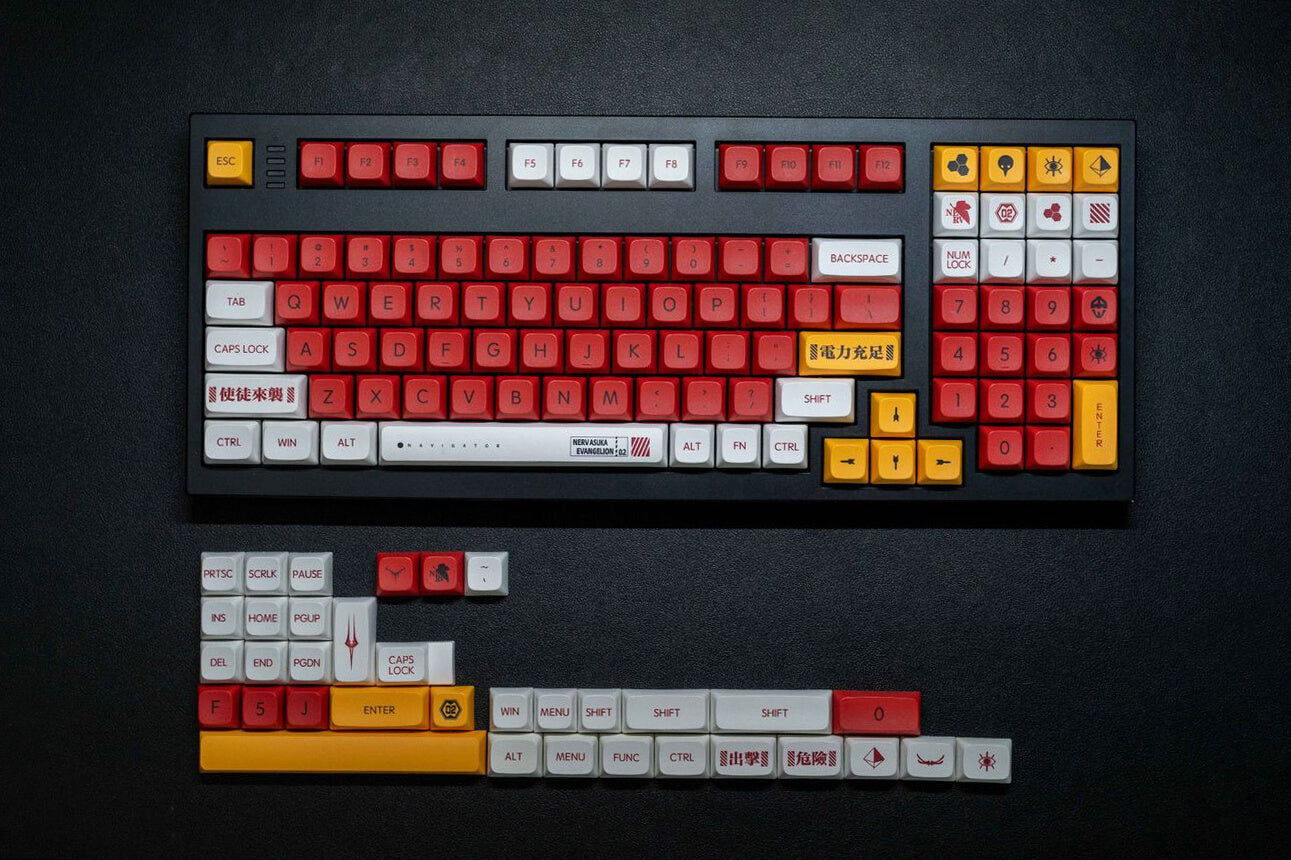138 pcs Eva Unit-02 Keycap Set,XDA Profile | DeskTheme