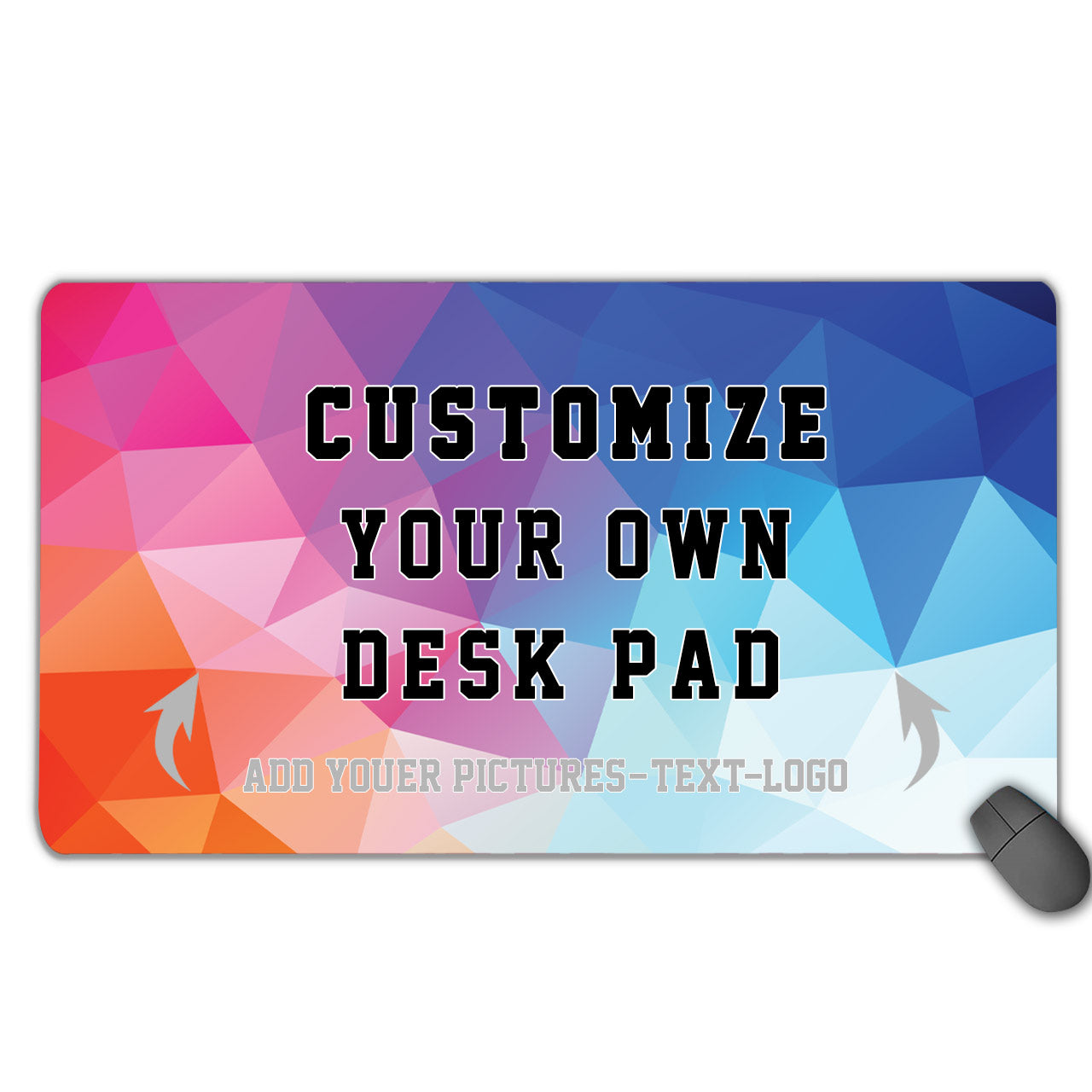 Custom Stitched Edge Desk Pad