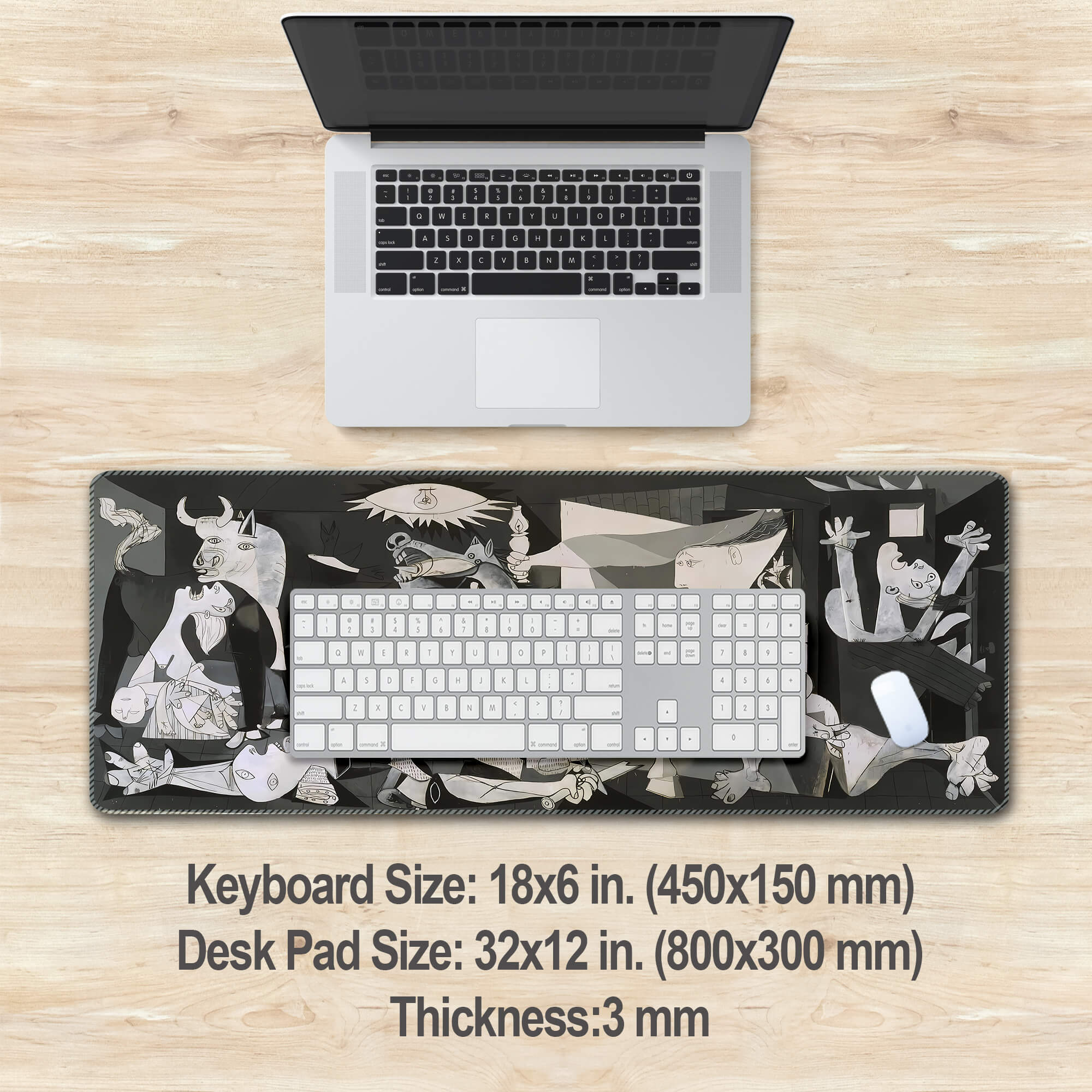 Guernica Painting Desk Mat