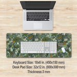 Load image into Gallery viewer, Sage Green Floral Desk Mat
