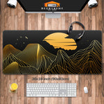 Load image into Gallery viewer, Black and Gold Mouse pad XXL(3 Designs)
