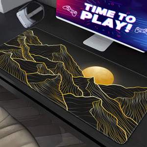 Black and Gold Mouse pad XXL(3 Designs)