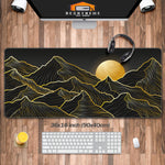 Load image into Gallery viewer, Black and Gold Mouse pad XXL(3 Designs)
