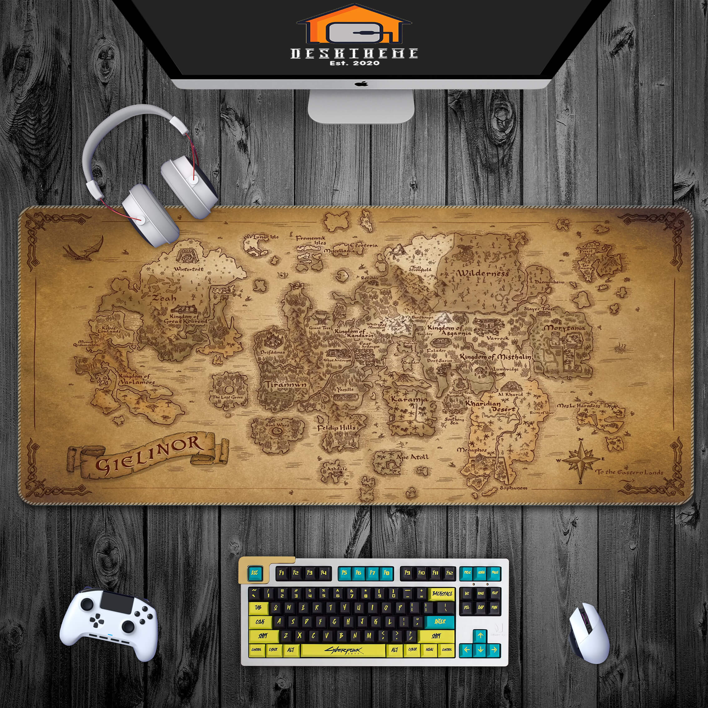 RuneScape gielinor map Mouse Pad(250172)