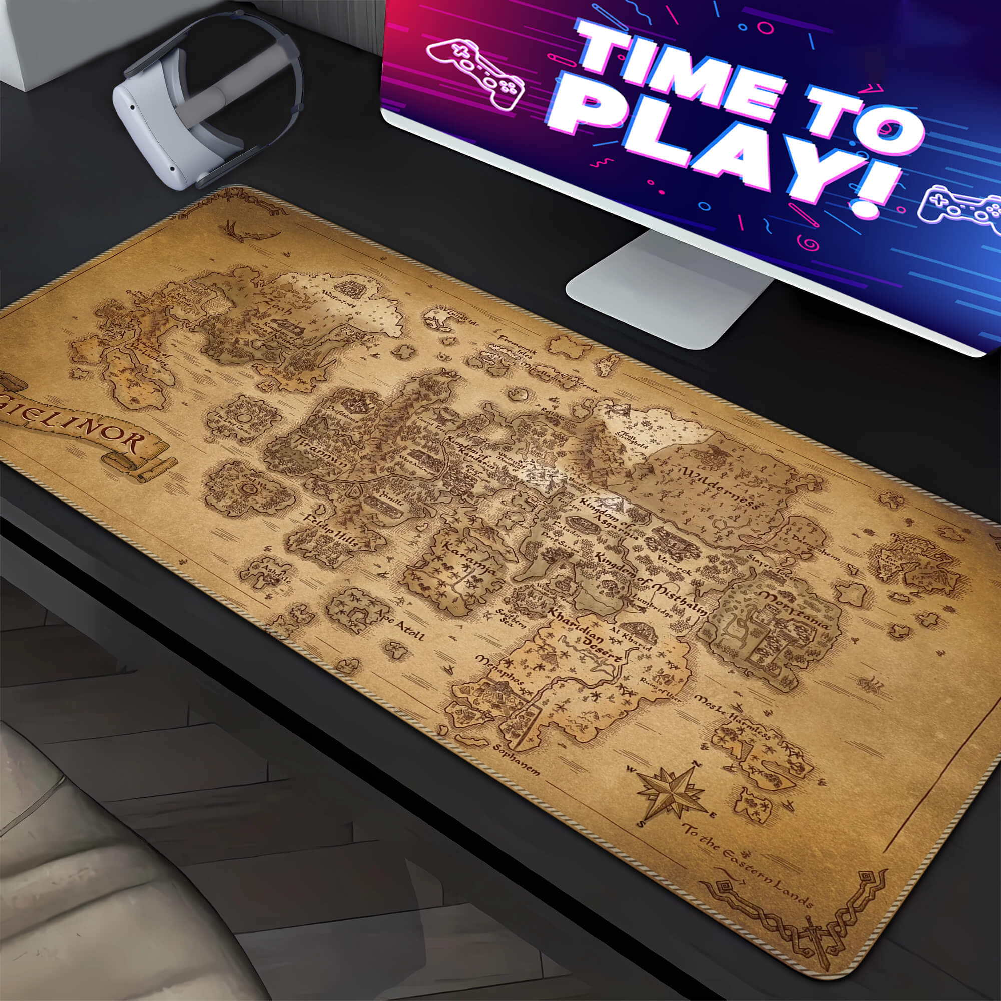 RuneScape gielinor map Mouse Pad(250172)