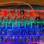 Load image into Gallery viewer, 108 pcs Hentai Girl Backlit Keycaps Set
