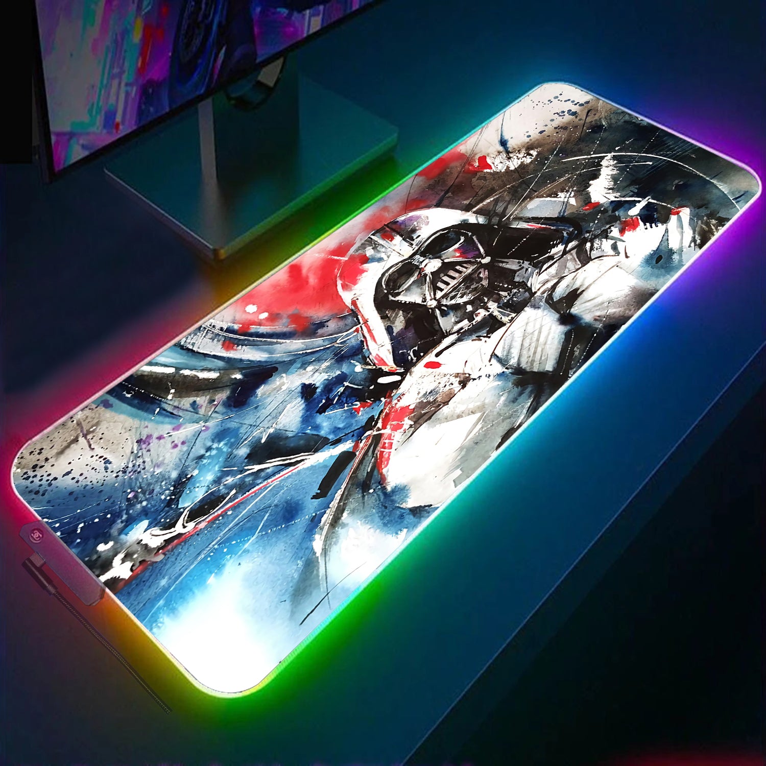 Star Wars Darth Vader RGB Light Gaming Mouse Pad