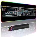 Load image into Gallery viewer, Star Trek Control panels Gaming Mouse Pad Extended

