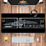 Load image into Gallery viewer, Star Trek Control panels Gaming Mouse Pad Extended

