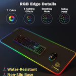 Load image into Gallery viewer, Monk RGB Light Gaming Mouse Pad
