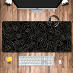 Load image into Gallery viewer, Minimalist Topographic Map Desk Mat
