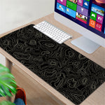 Load image into Gallery viewer, Minimalist Topographic Map Desk Mat
