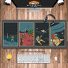 Retro Future Poster Desk Mat