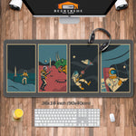 Load image into Gallery viewer, Retro Future Poster Desk Mat
