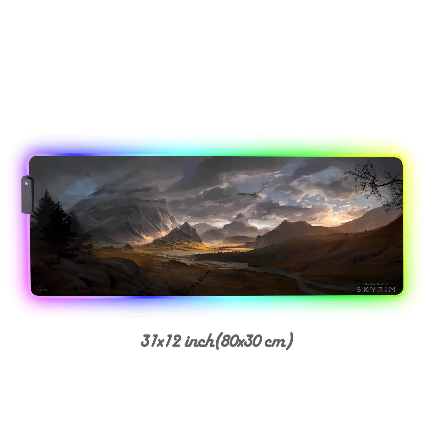 The Elder Scrolls RGB Gaming Mouse Pad(4 Designs)