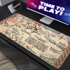 Lord of the Rings Middle Earth Map Gaming Mouse Pad XXL