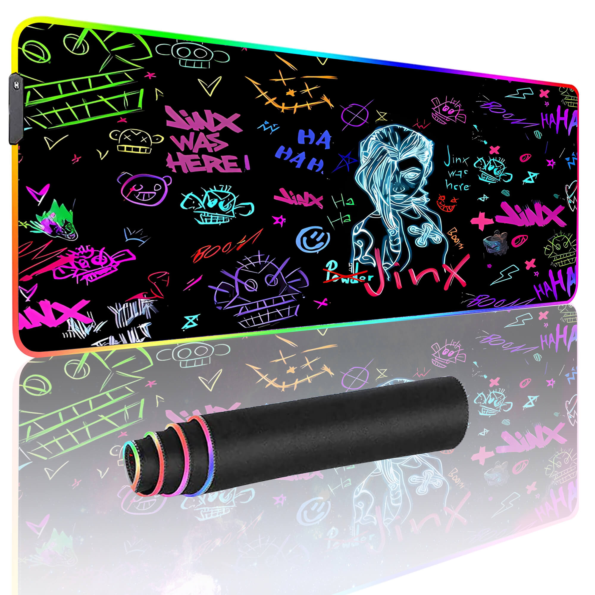 Neon Jinx Gaming Mouse Pad