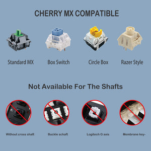 130 pcs Cyberpunk Keycap Set, Cherry Profile