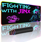 Load image into Gallery viewer, Fighting With JINX Gaming Mouse Pad
