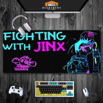 Load image into Gallery viewer, Fighting With JINX Gaming Mouse Pad
