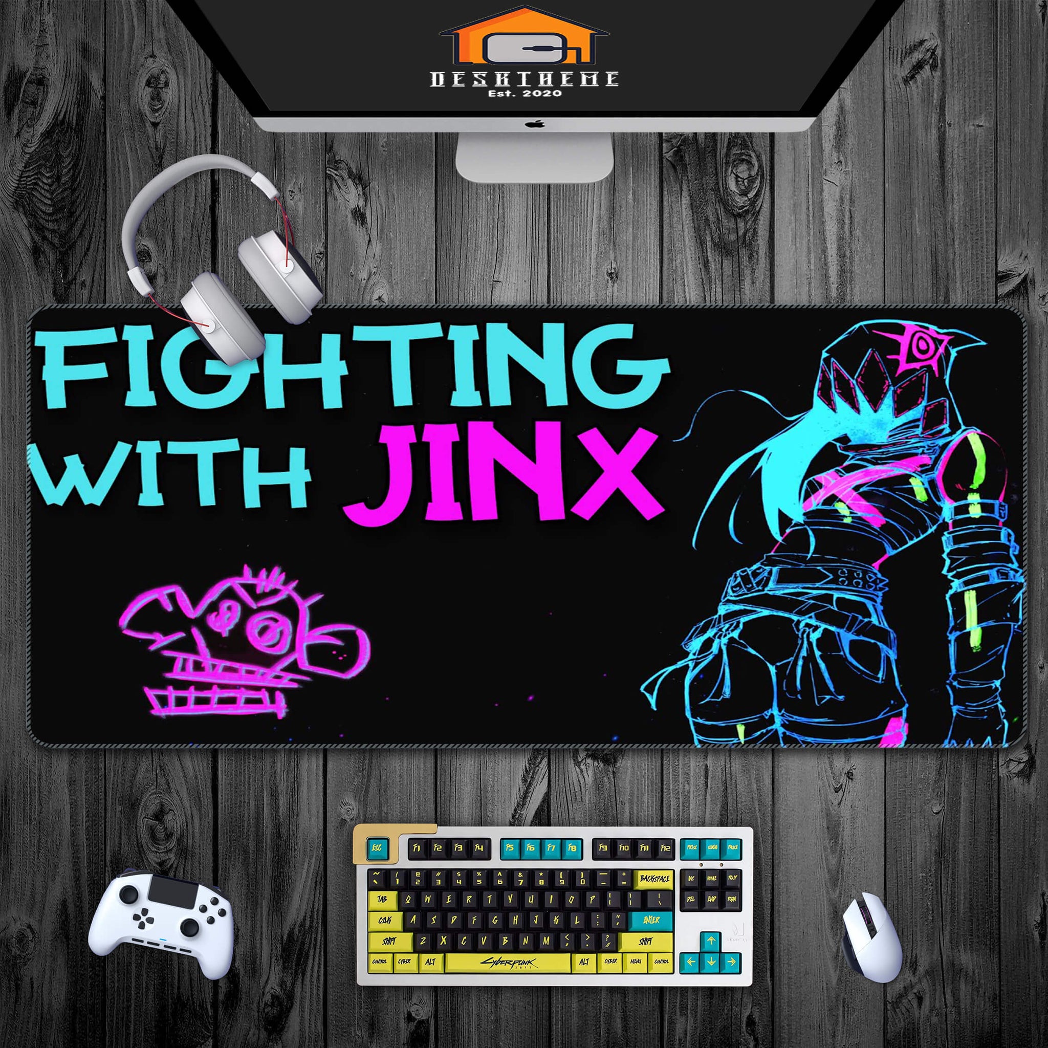Fighting With JINX Gaming Mouse Pad