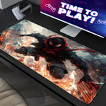 Load image into Gallery viewer, Miles Morales Spider-Man Web Swing Mouse Pad

