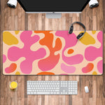 Load image into Gallery viewer, Pink Modern Abstract Pattern Desk Mat
