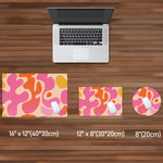 Load image into Gallery viewer, Pink Modern Abstract Pattern Desk Mat
