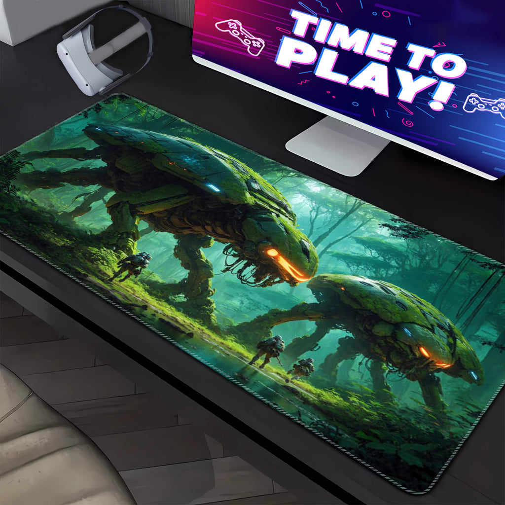 SSR Intruder Pods Desk Pad,RGB Led Light Gaming Desk Mat,Gamer Mouse ...
