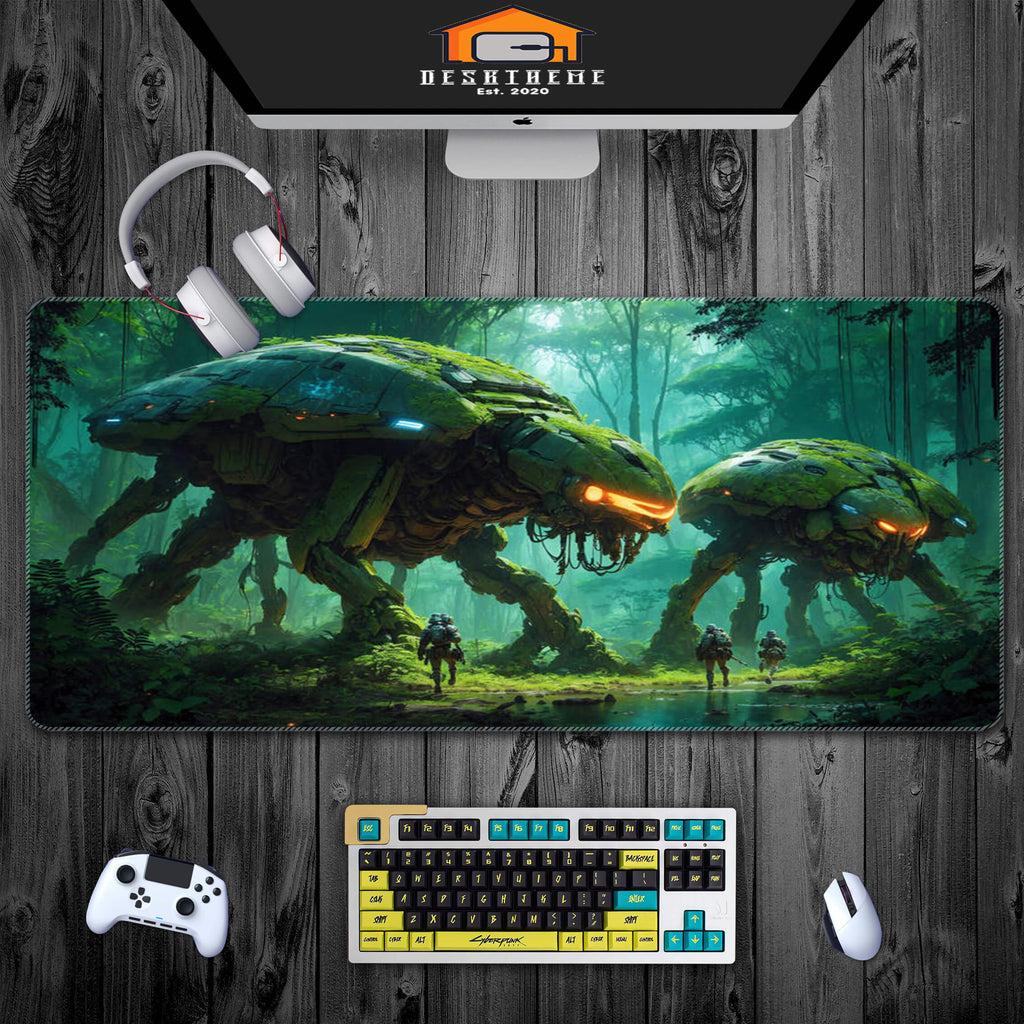 SSR Intruder Pods Desk Pad,RGB Led Light Gaming Desk Mat,Gamer Mouse ...
